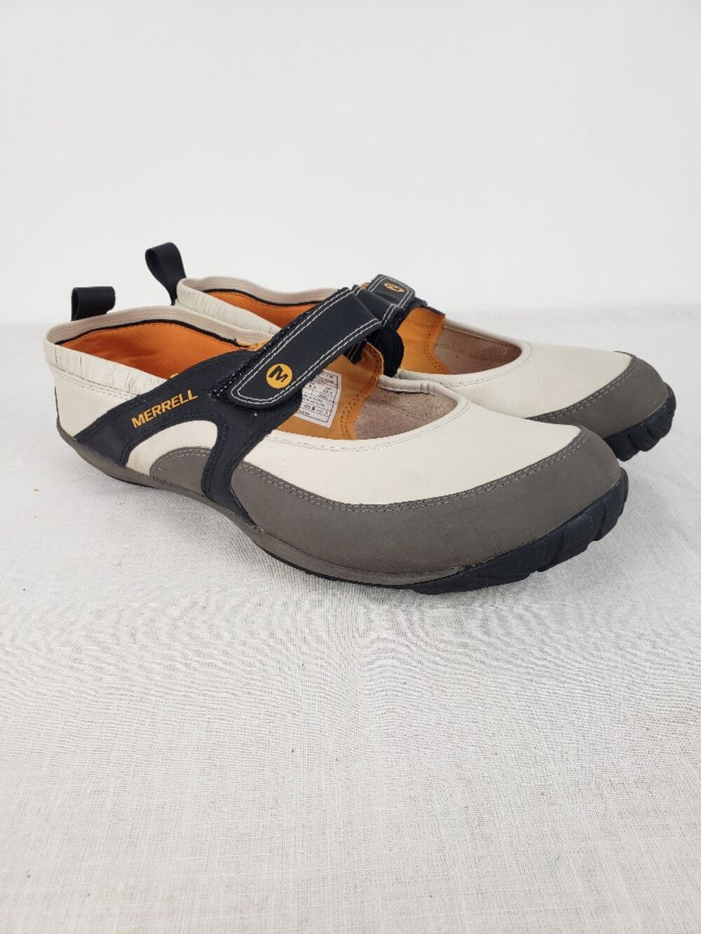 Merrell Barefoot Pure Leather Glove Ivory Mary Jane Shoes Minimalist Womens 11